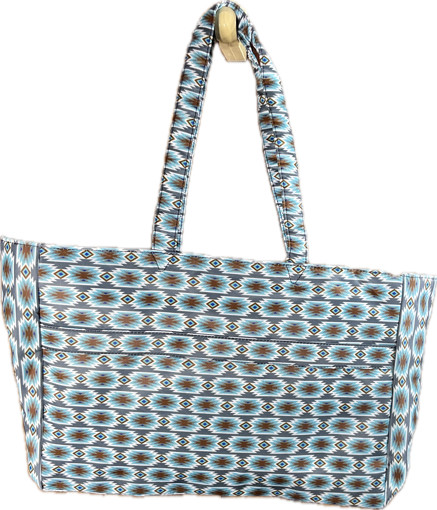 Montana West tote bag multi color blue aztec color