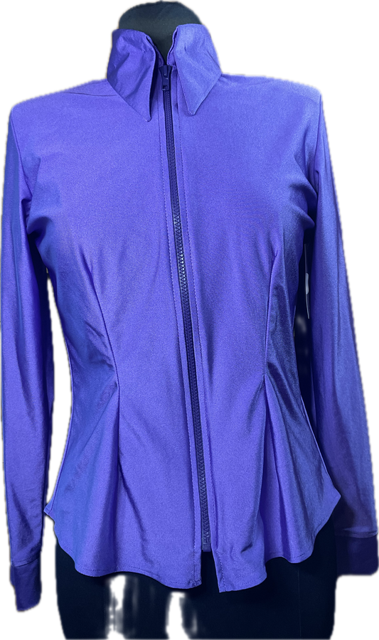 Size Medium Purple Sheen Lycra