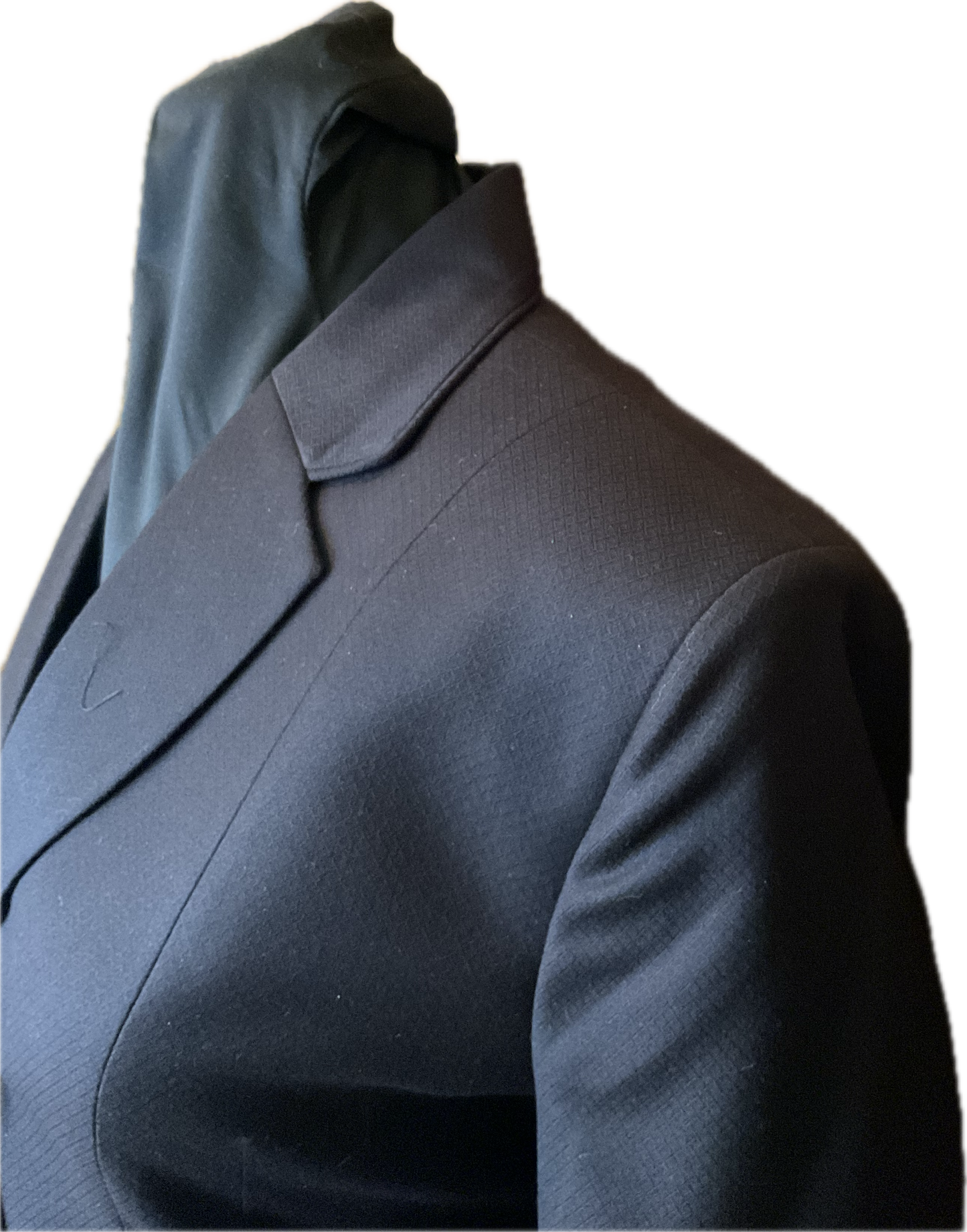 *36 Bust* Black Hunt Coat with Velvet Collar