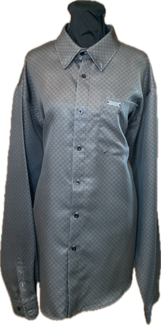Cowboy Couture  -Grey Carbon Fiber- Large (ONE ONLY)