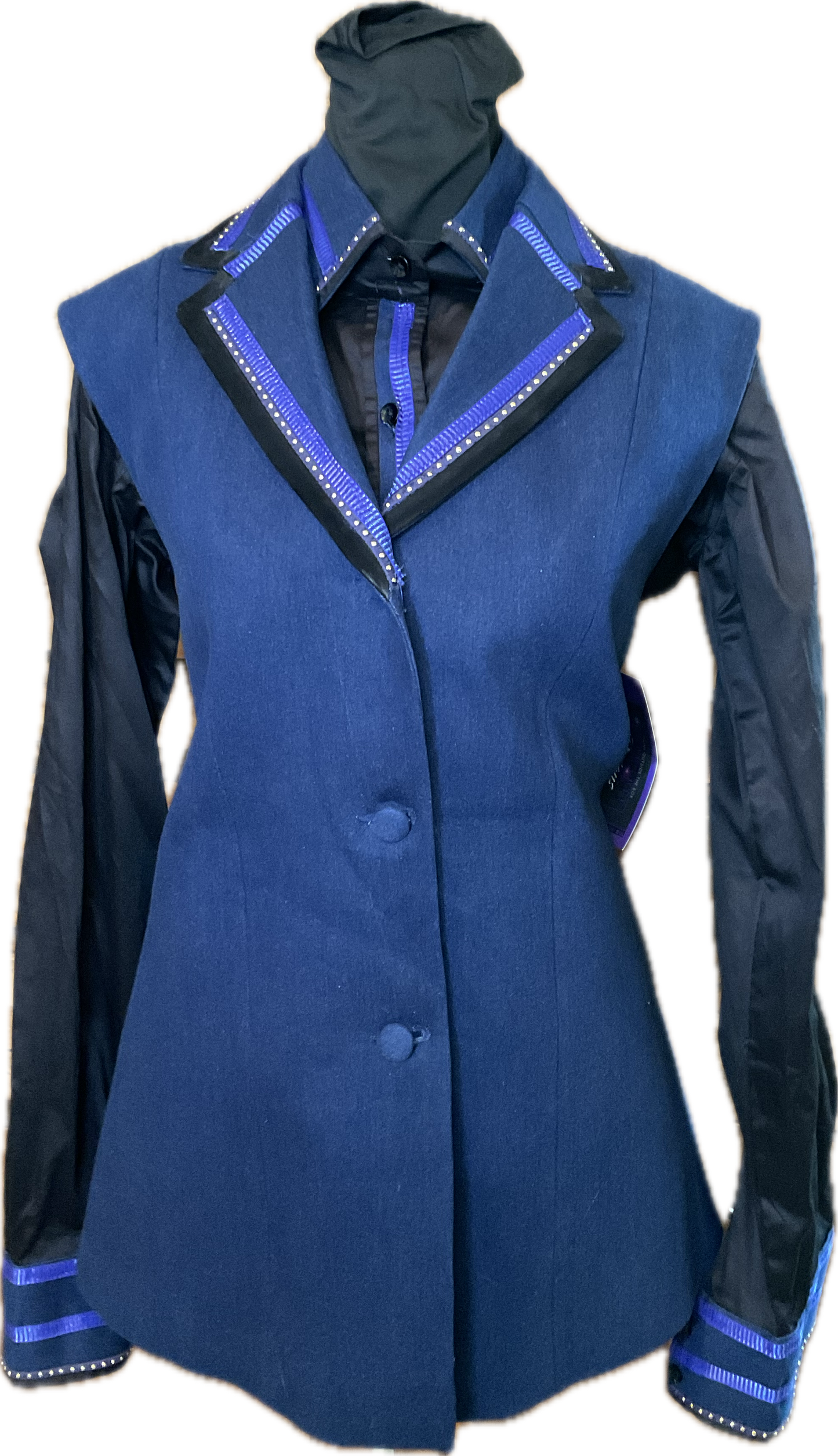 *40 Bust* Vest Set *Navy and Blue with Matching Shirt