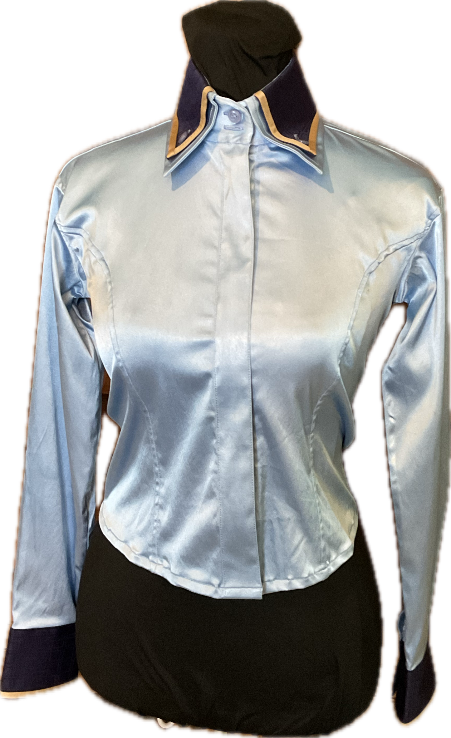 Kids *32 Bust* Navy and Gold Showmanship/Halter Suit Set.