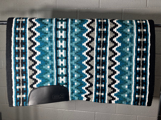 767 Oversized Saddle Blanket Black, Matte Metallic Teal, Dark Teal, Light Teal, White, Ash