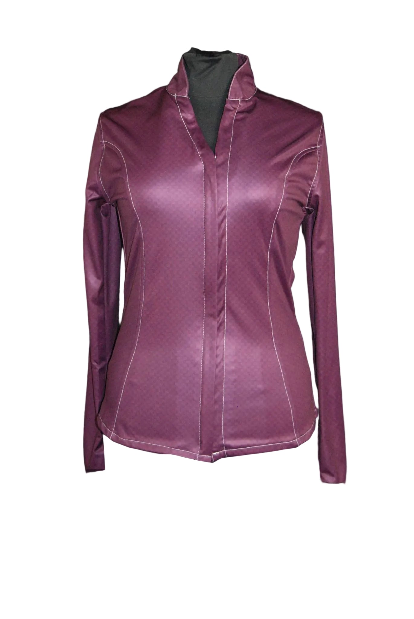 Cowboy Couture Ladie's Burgundy Carbon Fiber Tunic Shirt