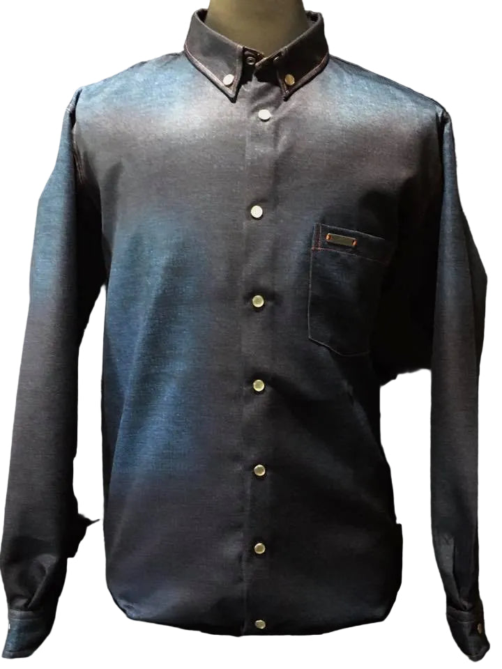 Cowboy Couture Men's Shirt -Flat Black -