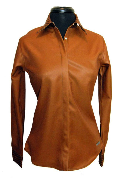 Cowboy Couture  -Ladies Caramel With Carbon Fiber Collar- Extra Small