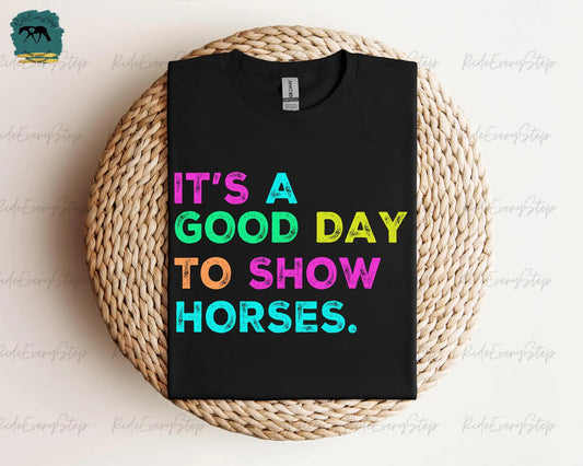 T-Shirt "Good Day" LARGE in charcoal heather