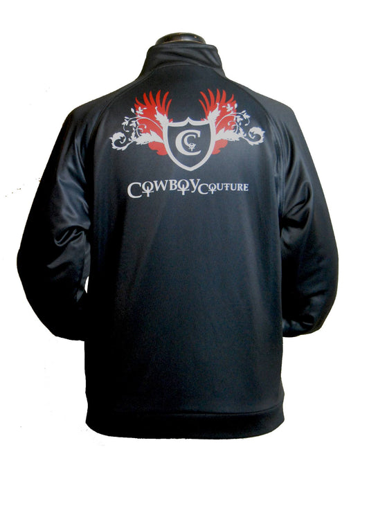 Cowboy Couture Jacket. Zip up front. VERY WARM!