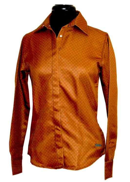 Cowboy Couture  -Ladies Dark Caramel Carbon Fiber- XX Small (ONE ONLY)