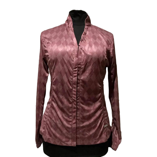 Cowboy Couture Ladie's Light Burgundy Tunic Shirt
