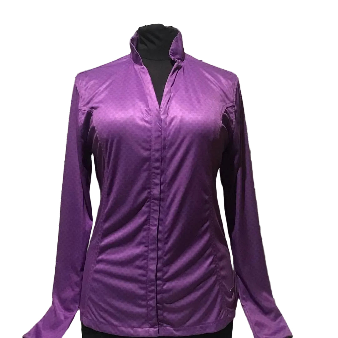 Cowboy Couture Ladie's Purple Tunic Shirt